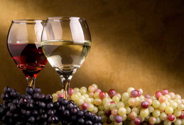 Польза красного и белого вина
