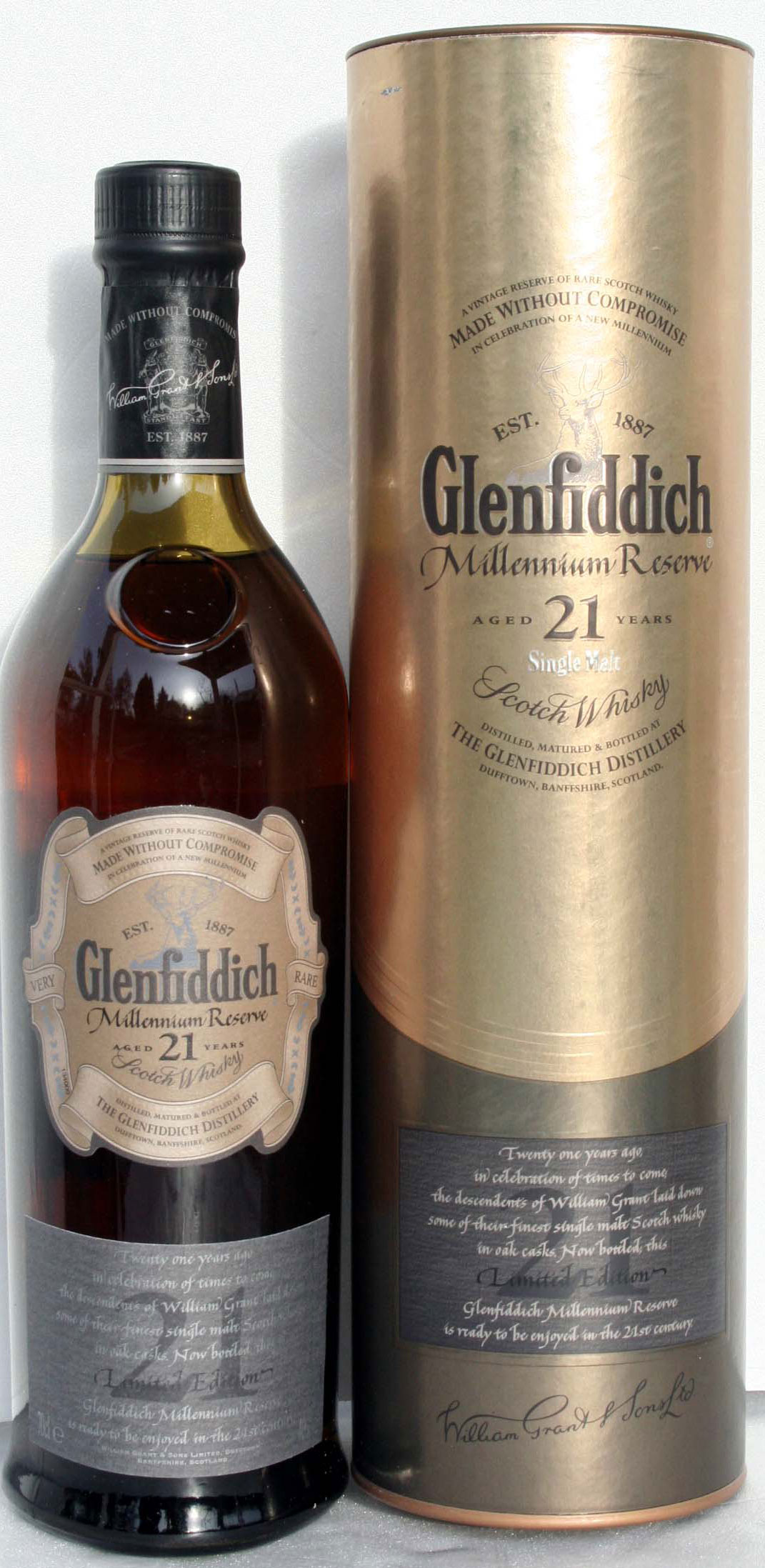 Виски Гленфиддик 21 лет (Glenfiddich Millennium 21 years)